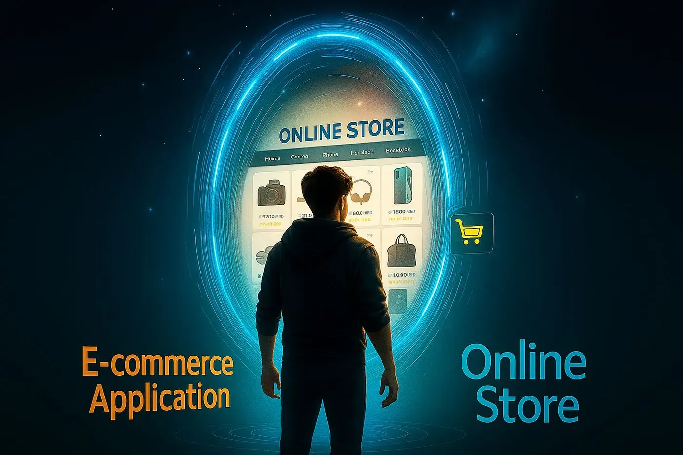 E-commerce Application project preview